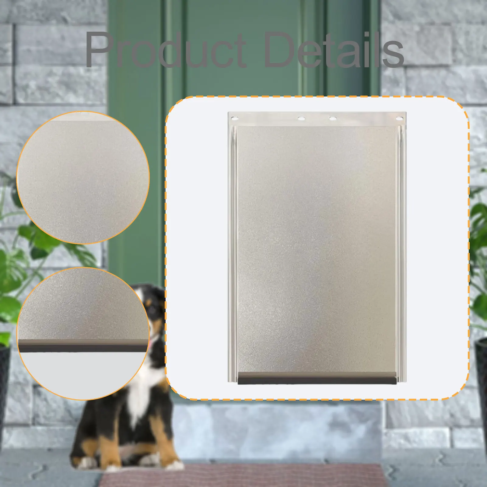 Puerta plegable para perros y gatos – resistente, solapa de repuesto - imagen 3
