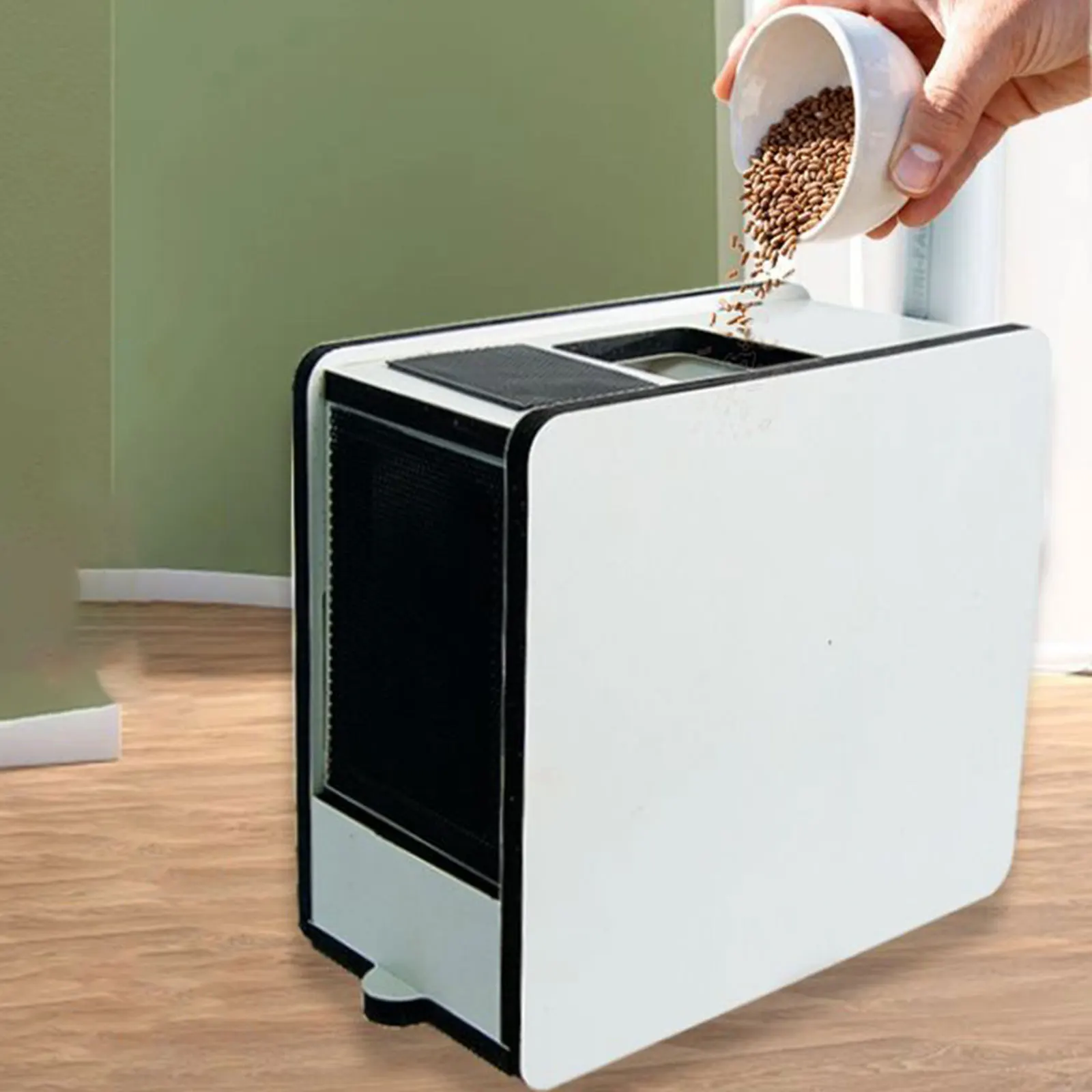 Separadora cáscaras aves caja loros con ventilador periquitos cacatúas - imagen 4