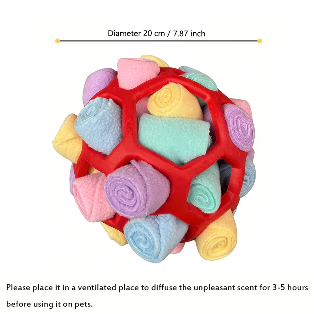 Pelota olfativa para perros – Dispensadora de premios y antiestrés - imagen 2