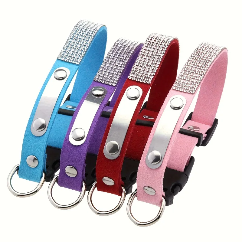 Collar personalizable para gato: brillantes, grabado nombre y teléfono - imagen 5