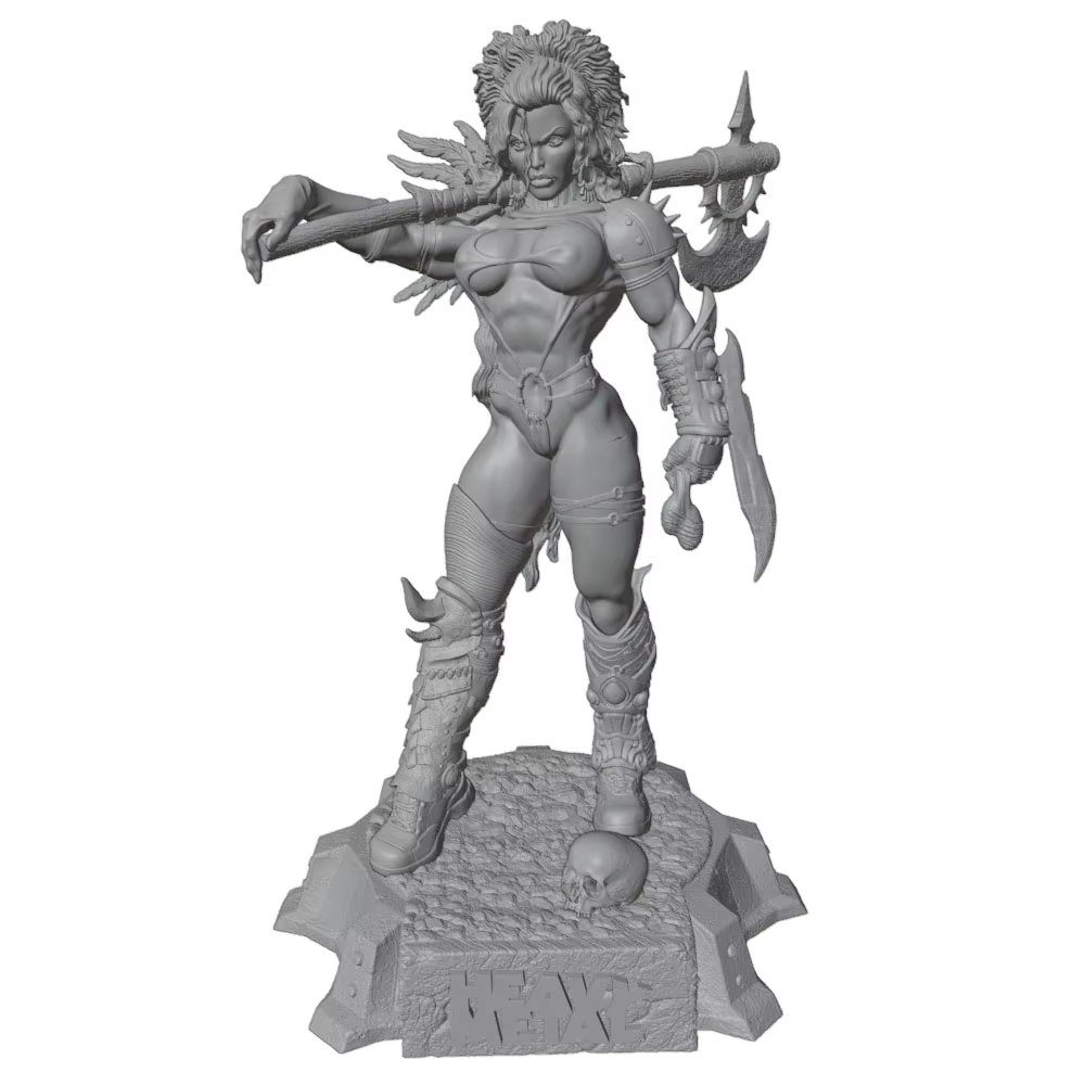 Kit de miniaturas de resina Warhammer 40K – Modelo灰色 3D sin montar