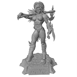 Kit de miniaturas de resina Warhammer 40K – Modelo灰色 3D sin montar