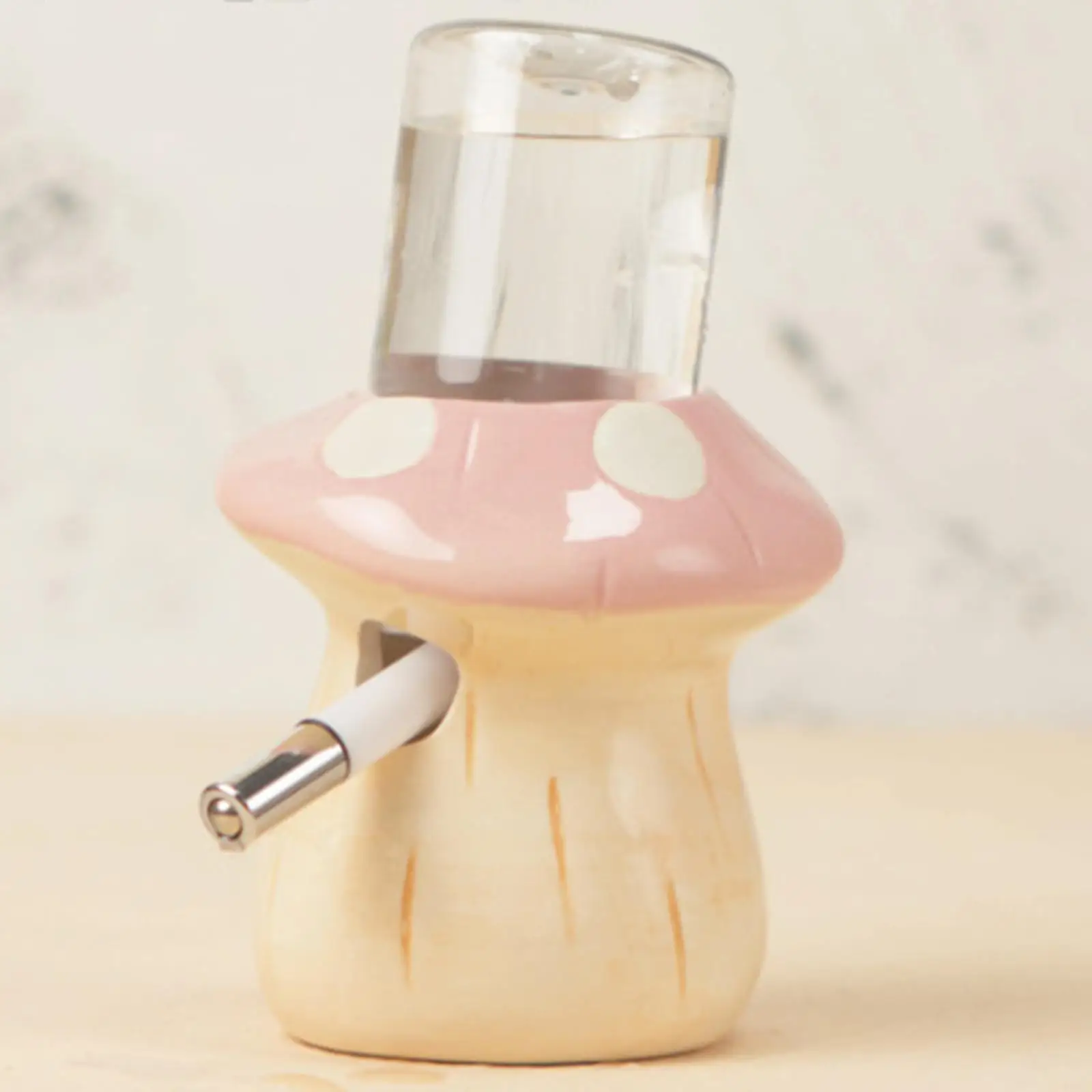 Botella de agua para hámster con soporte, bebedero para animales pequeños, bebedero automático para conejos, conejillos de indias, loros y conejos - imagen 4