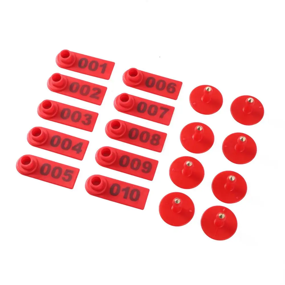 No. 1-500 etiqueta de oreja de oveja signos con la palabra oreja escritura láser pendientes de cabeza de cobre tarjeta de identificación de animales de granja envío gratis - imagen 3