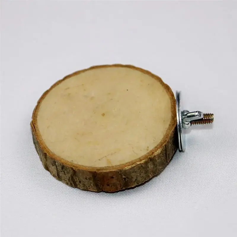 Dorakitten-plataforma de madera para pájaros y loros, estante para saltar, perchas naturales para ramas de hámster, suministros para mascotas, 2 unidades por Set - imagen 4