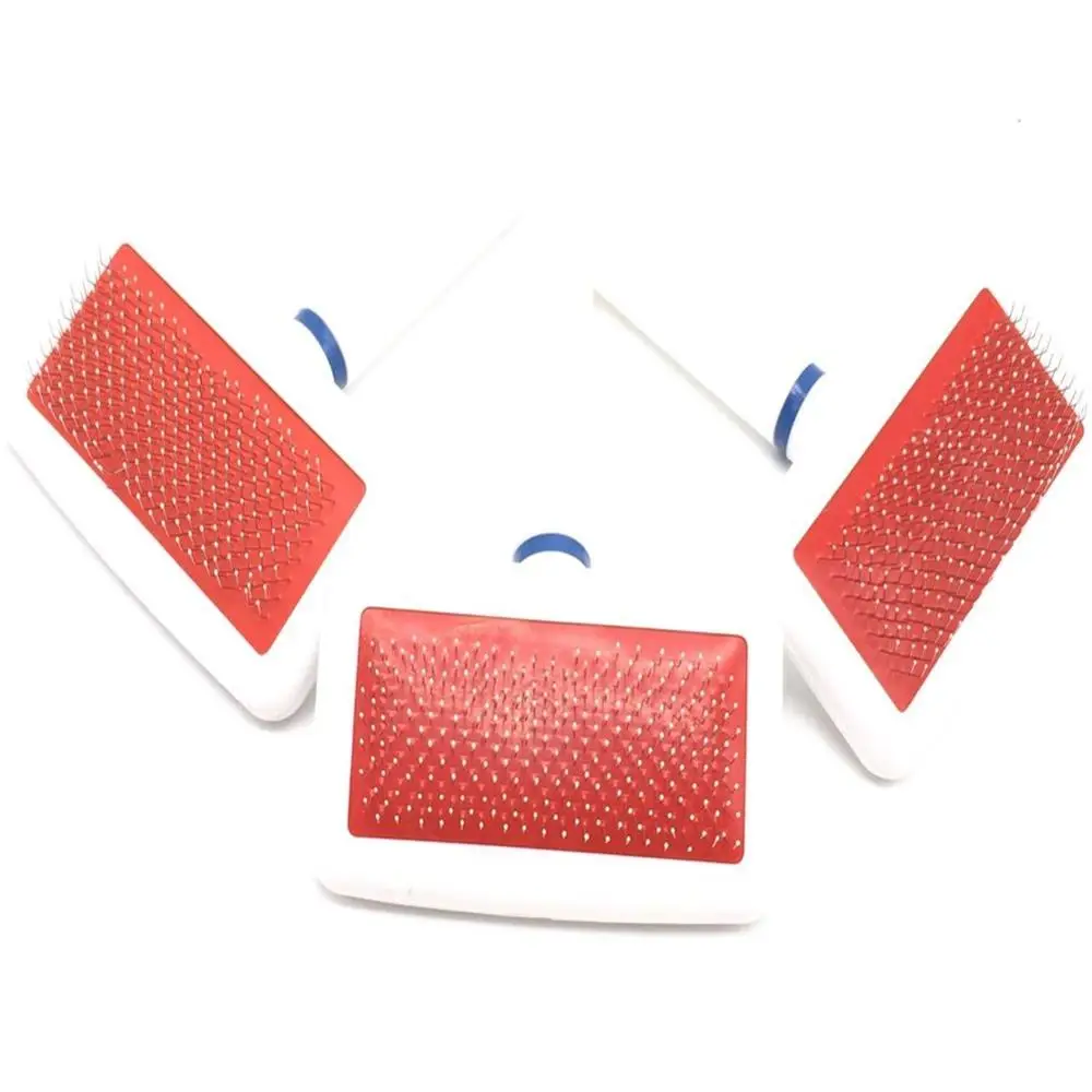 Peine de aguja multiusos para perro, gato, Yokie, cachorro, mascotas, cepillo, removedor de pelo, rastrillo, herramienta de aseo de belleza para mascotas, 1 unidad - imagen 2