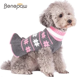 Suéter cuello tortuga para perro – Jersey de punto abrigado para invierno