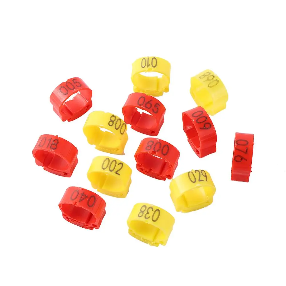 Anillos de pie de pollo ajustables, diámetro interior de 2 ~ 100 cm, flexibles y retráctiles, para aves de corral, 8 colores, 2,4 Uds./Color - imagen 5