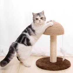 Rascador de sisal para gatos – Torre de pared escalable