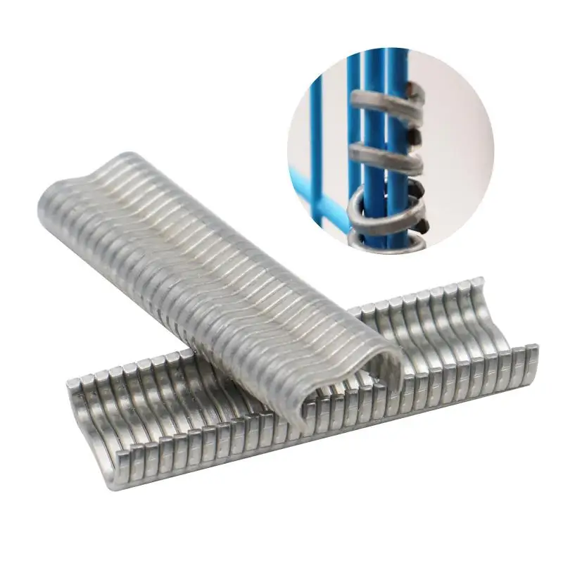 Clavos M para jaulas instaladas, grapas para soldar y reparar jaulas de animales, pollo, pato, pájaro, perro, conejo, 1200 unidades - imagen 2