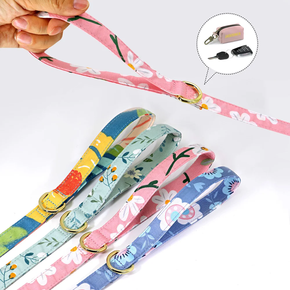 Correa de nailon con estampado para perro, Correa suave para caminar, para cachorros, perros pequeños, medianos y grandes, Chihuahua, Pitbull, 150cm - imagen 3