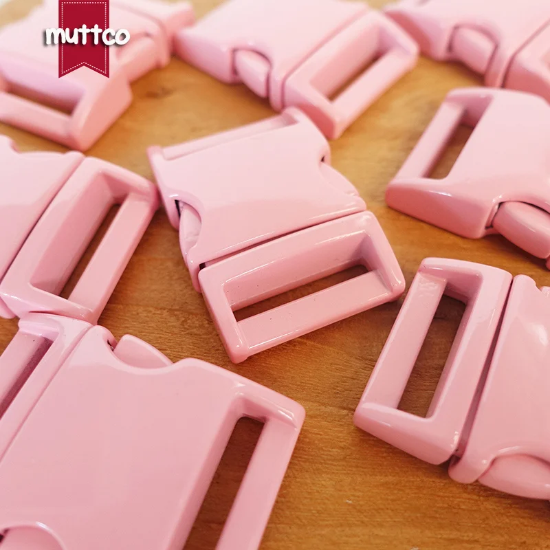 10 piezas de herrajes de hebilla de Metal para Collar de perro grabado para correas de 20 mm/25 mm, piezas de correa DIY, calidad superior disponible en 7 colores - imagen 2