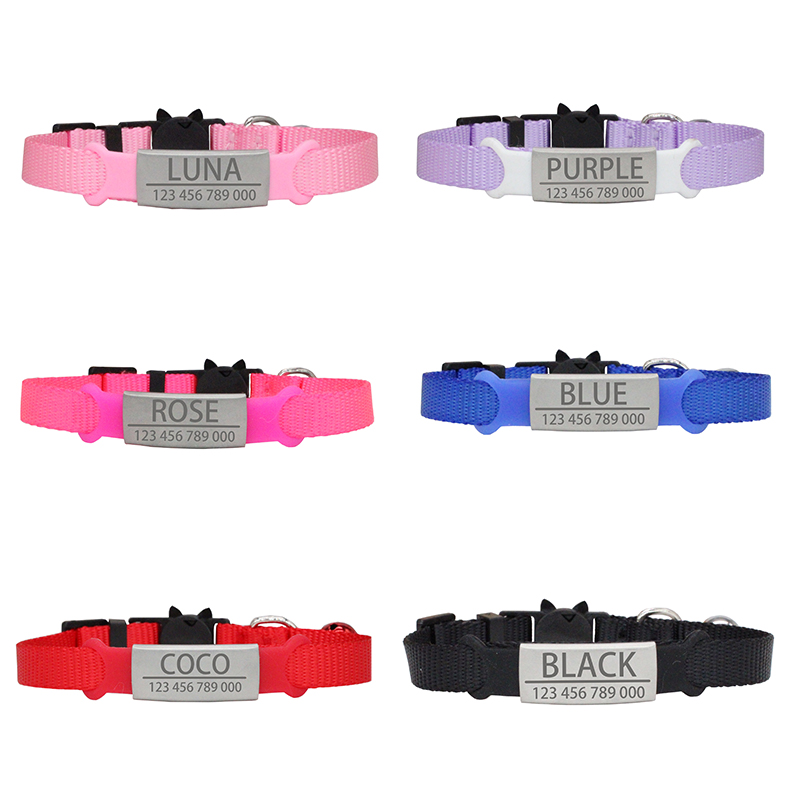 Collar de seguridad para gatos pequeños y cachorros - ajuste