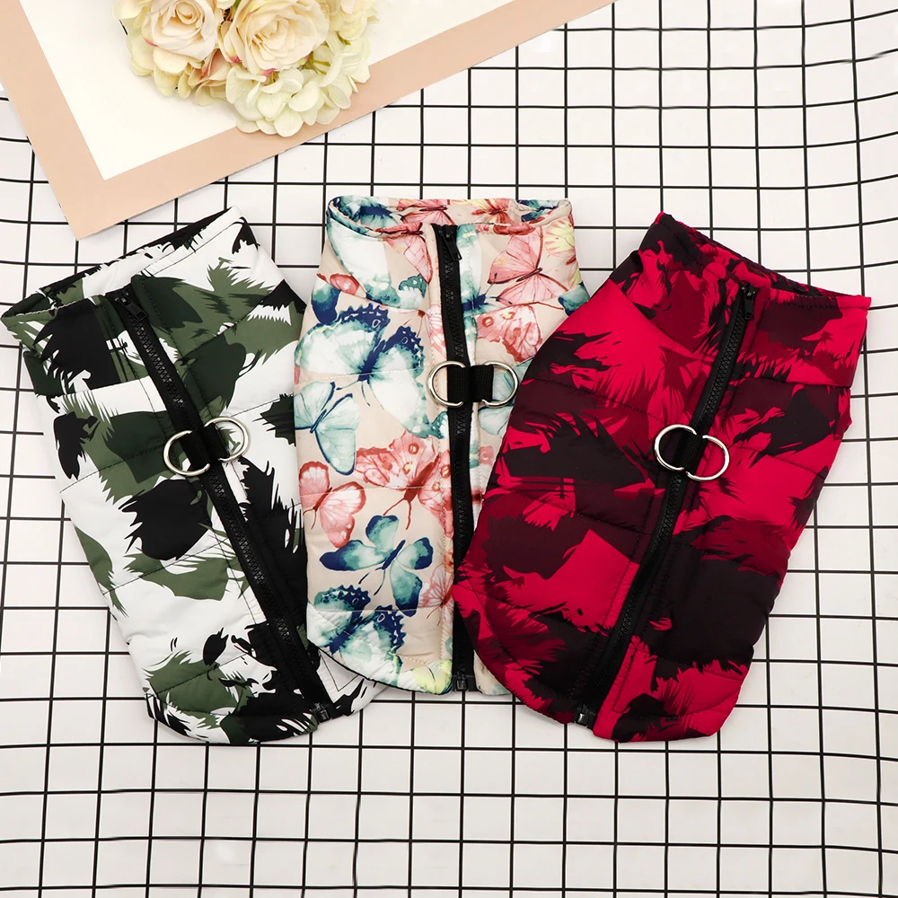 Ropa de invierno para mascotas, chaqueta cálida, abrigo de algodón más grueso, impermeable, para perros pequeños, medianos y grandes, Bulldog francés