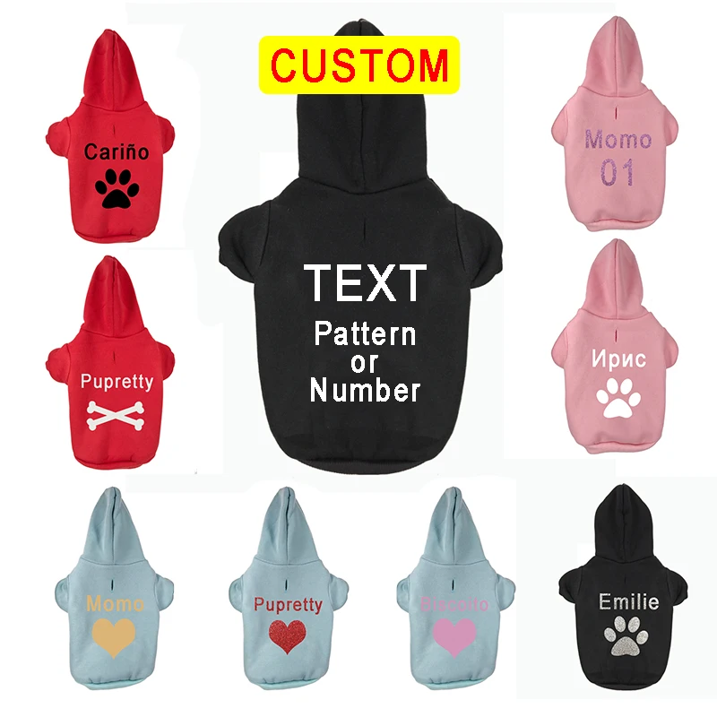 Ropa personalizada mascotas sudadera capucha perro estampado personalidad - vista principal