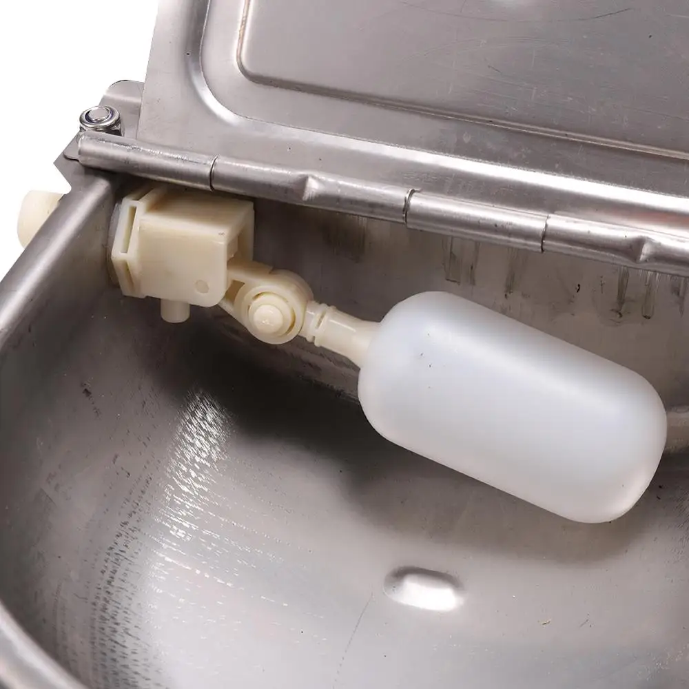 Bebedero automático de acero inoxidable 304, herramienta para ganado, cuenco de agua para animales con bola flotante para ganado, cabra, oveja, perro - imagen 5