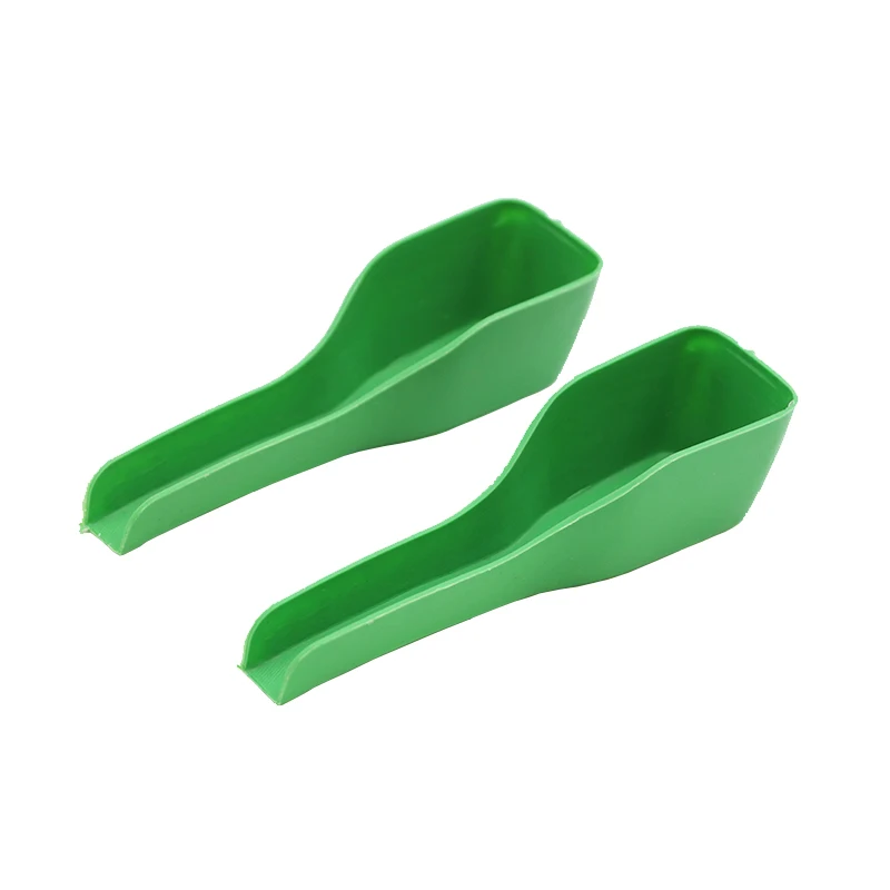 Pala alimentadora de plástico para aves, accesorios de alimentación, cuchara, herramientas para jaula de pájaros, 5 uds. - imagen 2