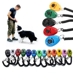 Clicker de entrenamiento con correa de muñeca para perros y gatos