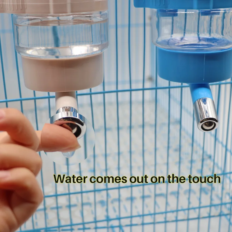 Alimentador automático de agua para mascotas, dispositivo dispensador colgante de 400Ml para gatos, conejos, perros, palomas y pájaros - imagen 3