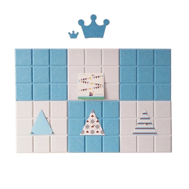 Tablero de notas de fieltro creativo, tablero de mensajes, decoración de pared de fotos para el hogar, planificador, tablero de horario, decoración del hogar de oficina - imagen 5