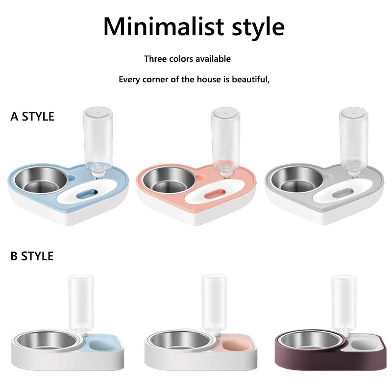 TNLY-cuencos para mascotas, alimentador de agua y comida para perros, de acero inoxidable, plato para beber, alimentador para gatos y cachorros, accesorios para mascotas - imagen 3