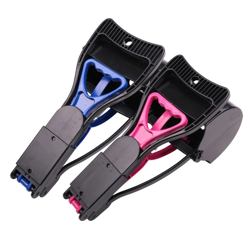 Recogedor de heces de animales con pala, herramienta de limpieza de bordes de diente de sierra, mango ligero y conveniente, para perros de exterior - imagen 3