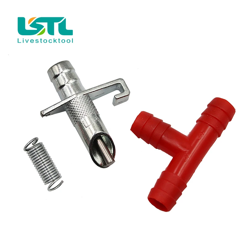 Bebedero 20 piezas para conejos, Alimentador automático para mascotas, bebedero para conejos, roedores de granja, tetinas de agua de alimentación