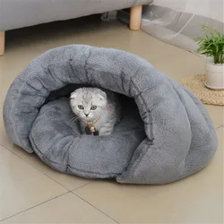 Cama nido lavable felpa para gatos y perros pequeños – Cueva suave