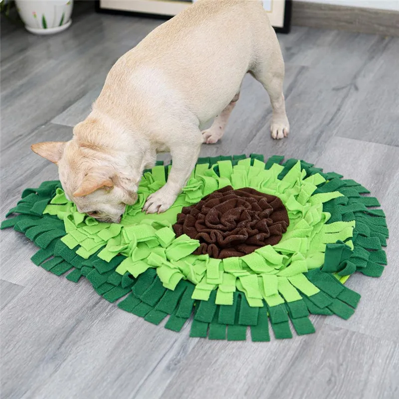 Estera para olfatear perros, rompecabezas para perros, juguete, estera de alimentación para aperitivos para mascotas, juego interactivo aburrido, manta de entrenamiento, estera de entrenamiento de alimentación - imagen 2