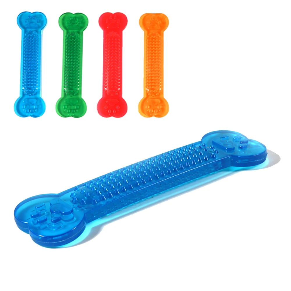Gran oferta de juguetes para masticar para perros, juguete de hueso de goma, masticadores agresivos, cepillo de dientes para perros, cachorros, cuidado Dental para perros, accesorios para mascotas - imagen 4