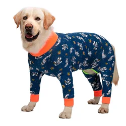 Pijama para perros medianos – traje de recuperación vientre cubierto