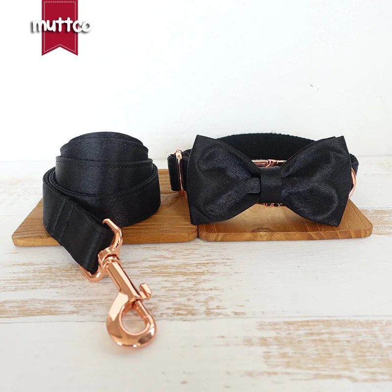 MUTTCO-collar personalizado con etiqueta de identificación para perro mascota, correa THE BLACK KNIGHT, collar con placa con nombre ajustable para cachorros, 5 tamaños, UDC083 - imagen 4