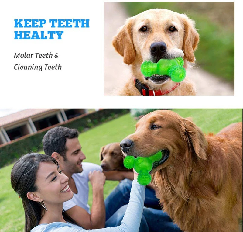 Benepaw IQ-juguetes interactivos de goma para perros, bola dispensadora de alimentos, segura, resistente a las mordeduras, para mascotas, cachorro, masticar, Limpieza de dientes - imagen 3