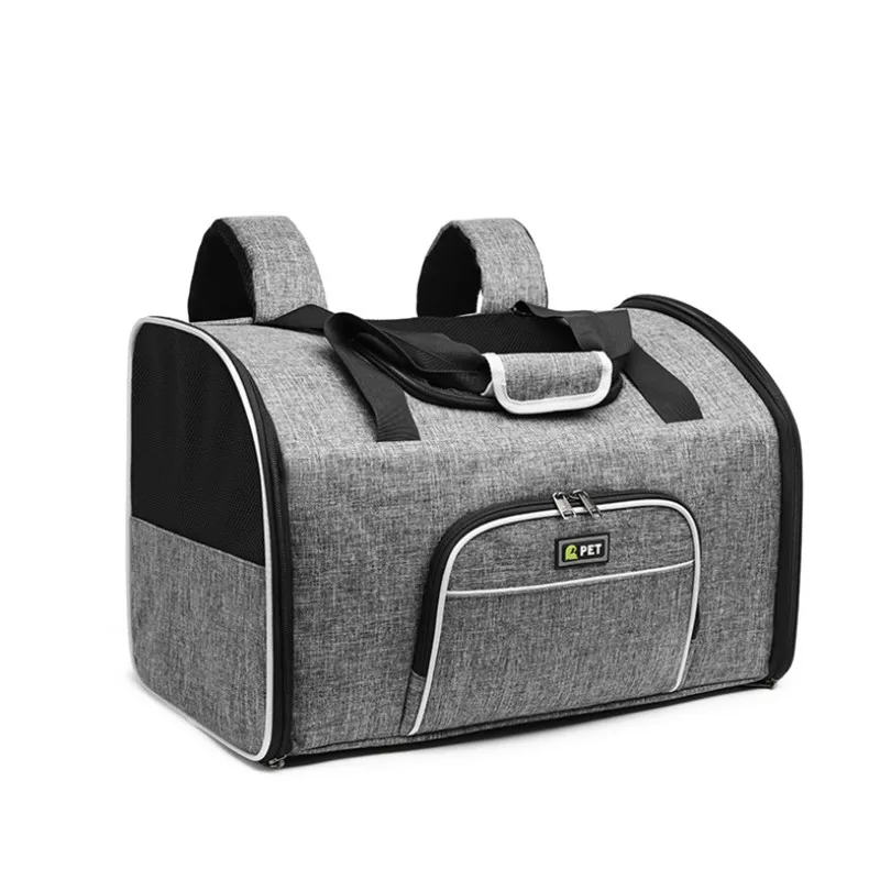 Mochila portátil de viaje para gatos, mochila para 2 gatos, mochila plegable de gran tamaño para transportar perros, bolso para mascotas, aprobado por aerolínea - imagen 5