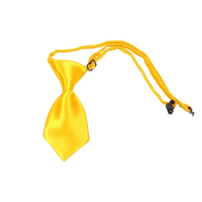 Venta al por mayor 50/100/300 perro gato Transer ajustable perro gato mascota tela Adorable corbata de aseo corbata personalizada colores puros pajarita - imagen 4