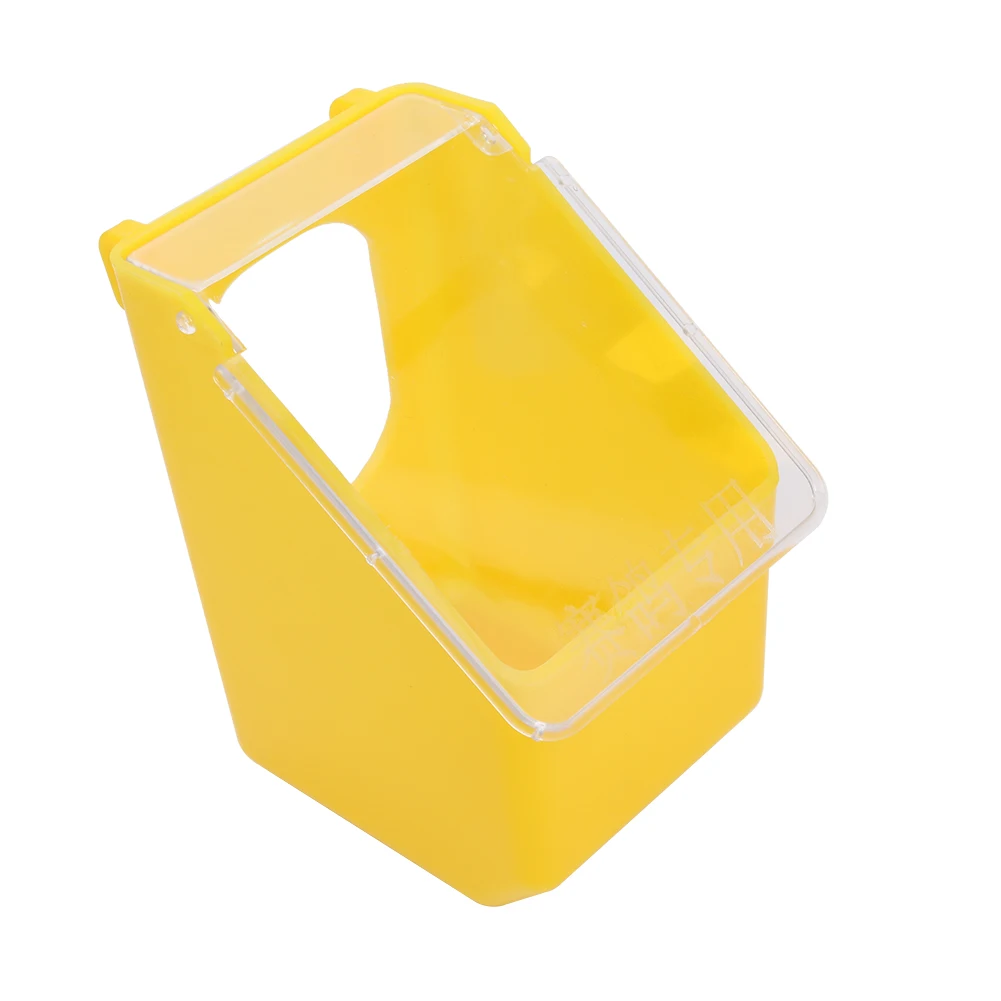 Caja de alimentación colgante para pájaros, alimentador de agua, palomas, loros, codornices, accesorios, suministros para mascotas, 1 unidad