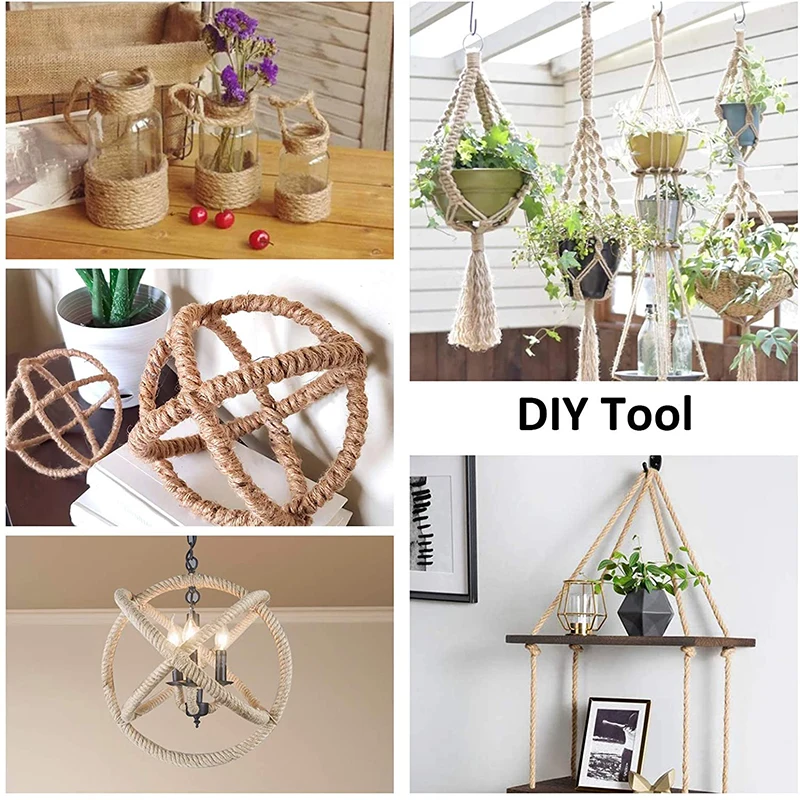 Primer plano de la textura rugosa de la cuerda de sisal para gatos