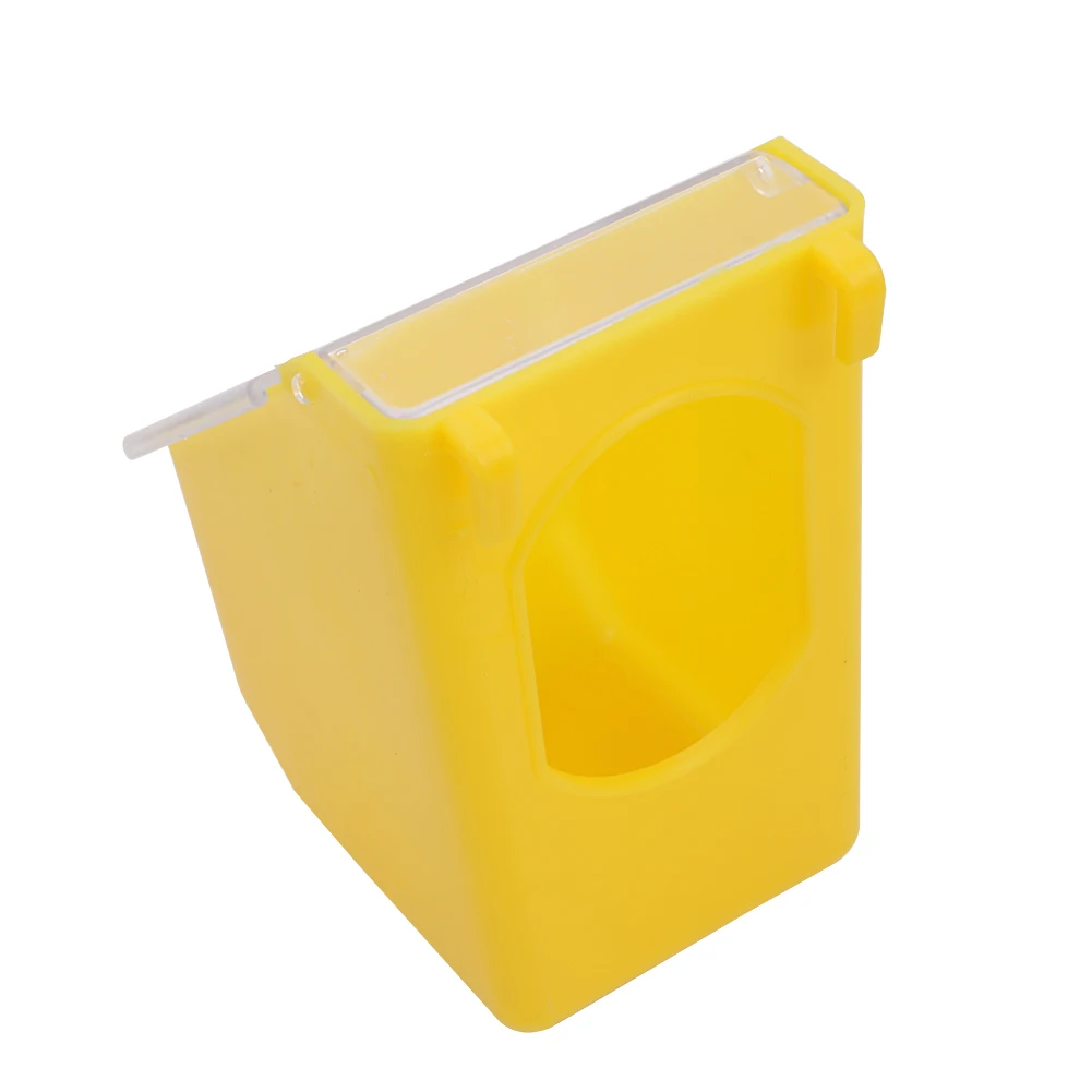 Caja de alimentación colgante para pájaros, alimentador de agua, palomas, loros, codornices, accesorios, suministros para mascotas, 1 unidad - imagen 4