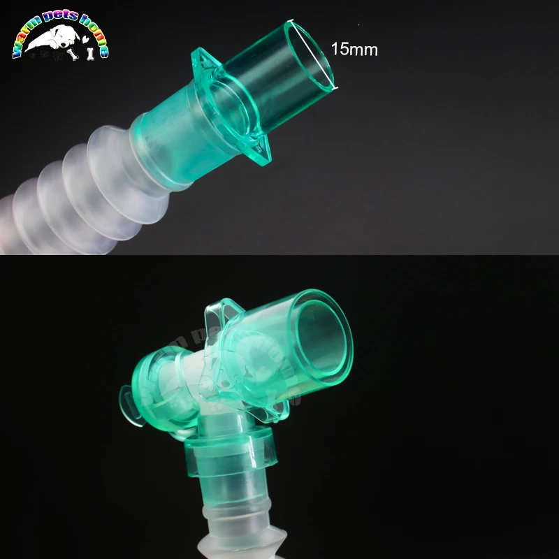 Tubo de extensión de rosca de circuito de respiración de anestesia desechable, tubo de succión retráctil, junta rotativa en forma de L, 10 Uds. - imagen 5