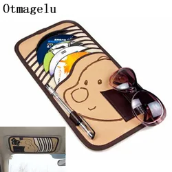 Organizador de visera para coche 6 en 1 estuche DVD y CD viaje