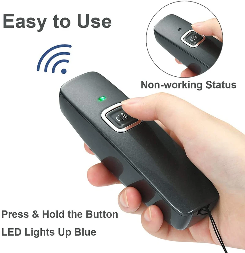 Benepaw-dispositivo antiladridos ultrasónico, correa de muñeca, repelente de perros de mano, Control de ladridos, entrenamiento del comportamiento de mascotas, rango de 6m/19 pies - imagen 5