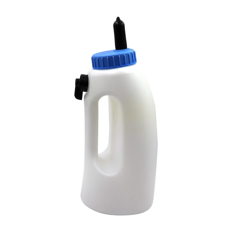 Alimentador de leche para becerro, botella con pezón, bebedero, soporte para botella de cordero, juego de tornillos de 2L/4L, chupete de repuesto de alimentación, 1 ud. - imagen 3