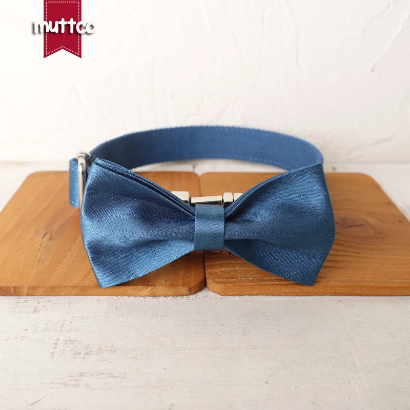 Collar de perro con hebilla de metal grabada MUTTCO, collar con etiqueta de identificación de perro del océano, placa de identificación de 5 tamaños, suministro antipérdida para mascotas UDC115 - imagen 4