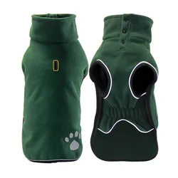 Chaqueta fleece reflectante para perros – Corgi y razas medianas