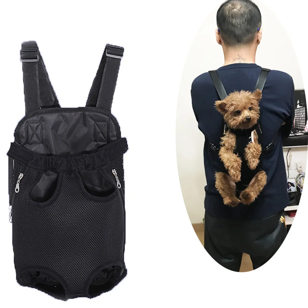 Bolsa de viaje portátil para perros y gatos, mochila transpirable para cachorros, bolsa de viaje para perros pequeños - imagen 4
