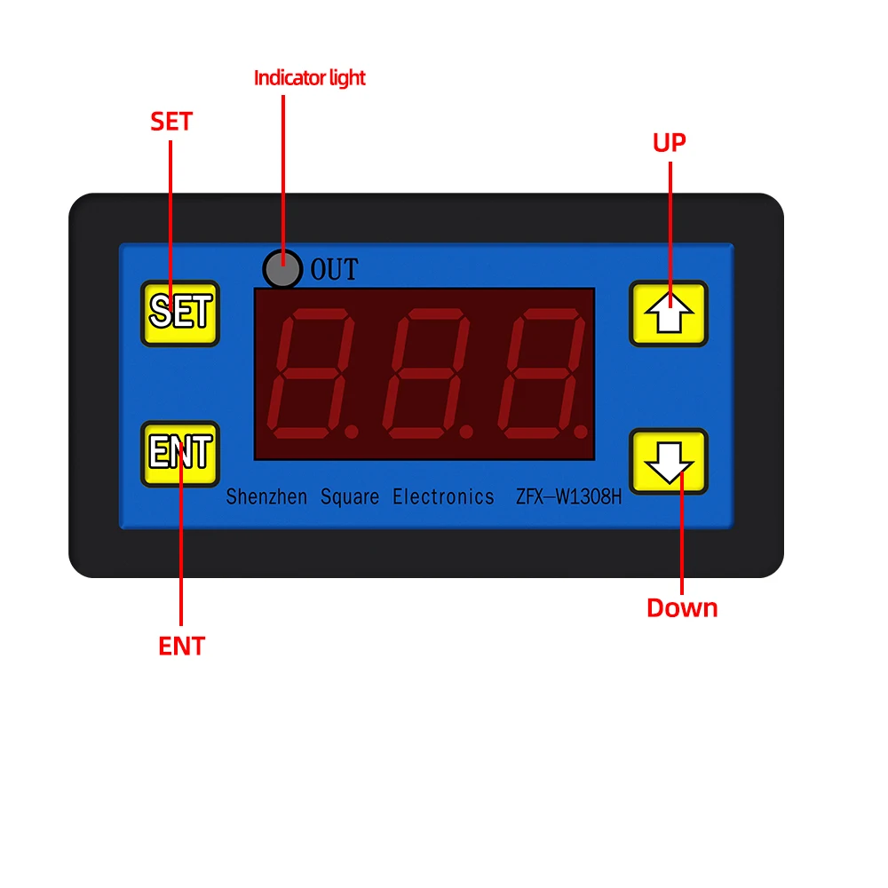 Termostato digital del controlador de temperatura del microordenador ZFX-W1308H -55~120 ℃ Controlador de tiempo inteligente Control electrónico de temperatura - imagen 4