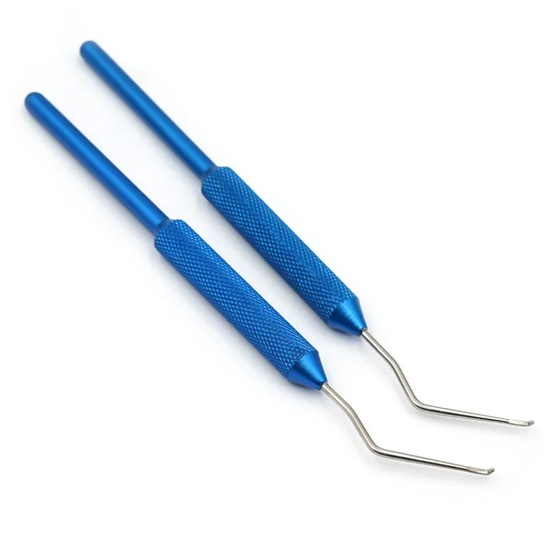 Aguja de injerto móvil de larvas de acero inoxidable, sistema de cría de abejas y reina, mueve gusanos, equipos de apicultura al aire libre, 1 ud.