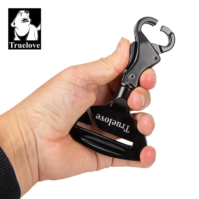 Truelove-Cinturón de seguridad para coche, hebilla de seguridad, Collar o arnés, ligero, aleación de aluminio, portátil, TLM1992/93 - imagen 3