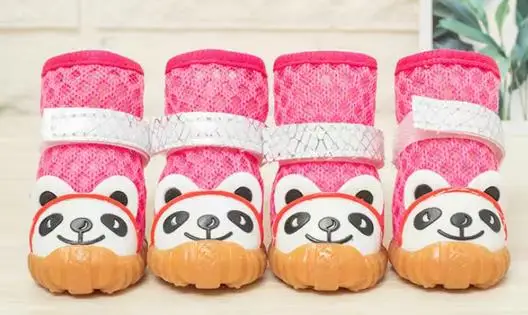 Zapatos a la moda para mascotas, calzado impermeable y transpirable para perros pequeños, novedad de 2021 - imagen 5