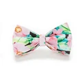 pink floral bow
